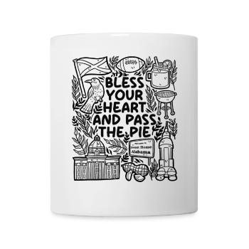 Bless Your Heart and Pass the Pie - Mug - white - Front