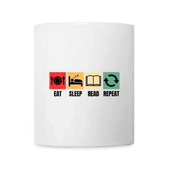 Buch lesen Spruch Bücher Leser - Tasse - Weiß - Vorne