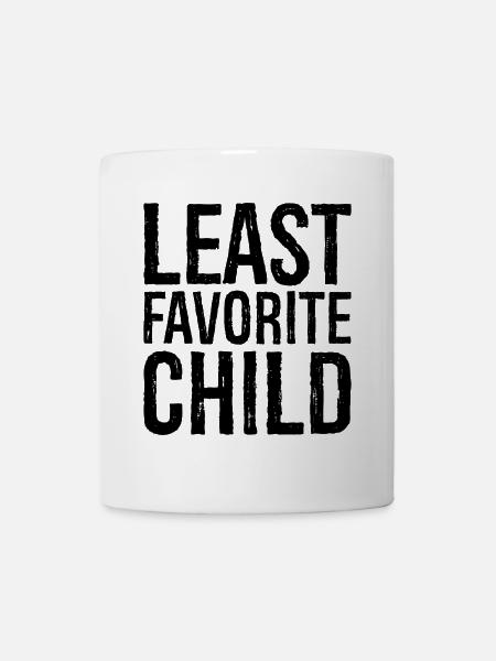 least favorite child - Tasse - Weiß