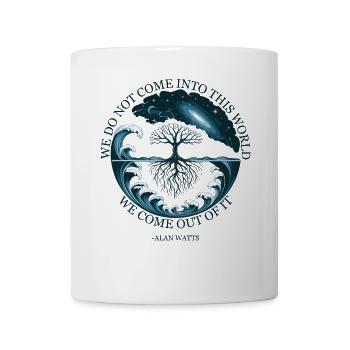 Cosmic Tree of Life Alan Watts Quote Design - Mug - white - Front
