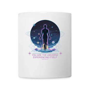 Himmlisches Wesen | Alan Watts Zitat Design - Tasse - Weiß - Vorne