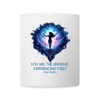 Femme Mystique | Alan Watts Citation Conception - Mug blanc - blanc - Devant