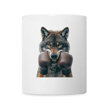 Wolf - Tasse - Weiß - Vorne