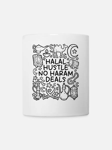 Halal Hustle – Pas d’accords Haram - Mug blanc - blanc