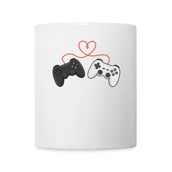 Heartwired Controllers Duo - Mug - white - Front