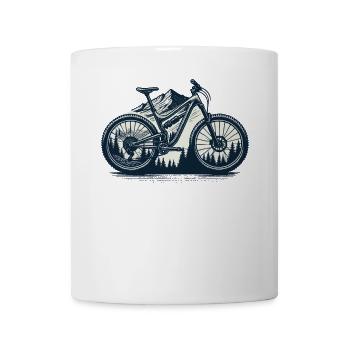 Cycling Adventure Mountain Biking Nature - Mug - white - Front