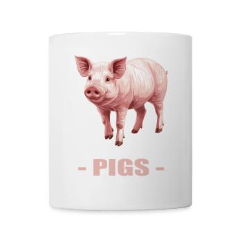 Cochon Cochon - Mug blanc - blanc - Devant