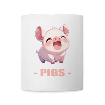 Cochon Cochon - Mug blanc - blanc - Devant
