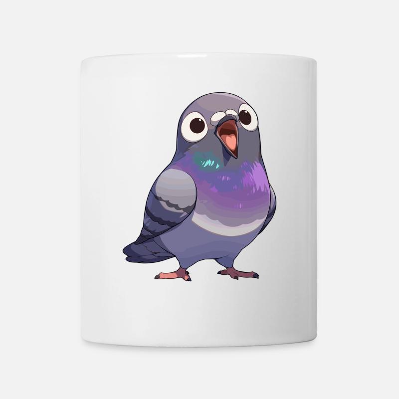 Tauben Taube - Tasse - Weiß
