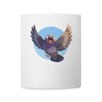 Tauben Taube - Tasse - Weiß - Vorne
