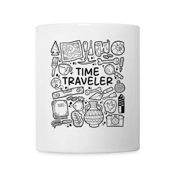 Time Traveler – Archäologie & Geschichte - Tasse - Weiß - Vorne