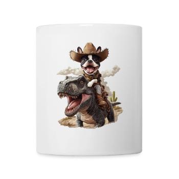 Boston Terrier - Tasse - Weiß - Vorne