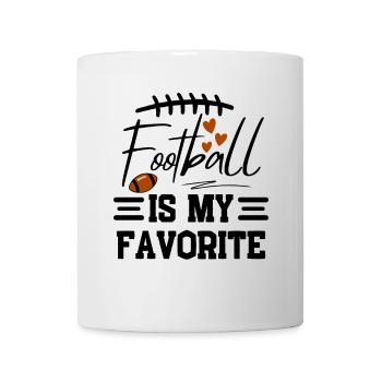 Drôle de dicton de football américain - Mug blanc - blanc - Devant