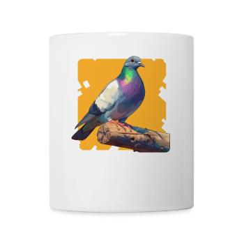 Tauben Taube - Tasse - Weiß - Vorne