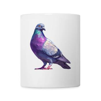 Tauben Taube - Tasse - Weiß - Vorne