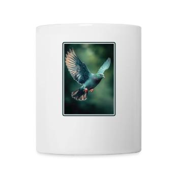 Tauben Taube - Tasse - Weiß - Vorne