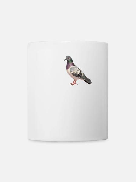 Tauben Taube - Tasse - Weiß