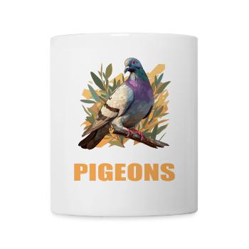 Pigeons Pigeon - Mug blanc - blanc - Devant