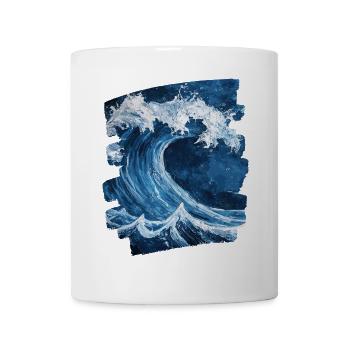 Waves and sea - Mug - white - Front