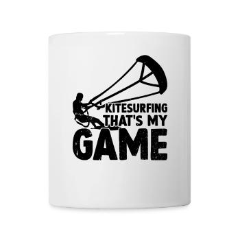 Le kitesurf c’est mon jeu - Kiteboarding Lover - Mug blanc - blanc - Devant