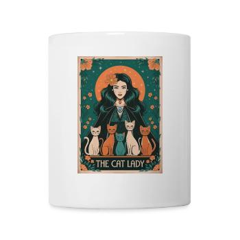 Tarotkarte - Tasse - Weiß - Vorne