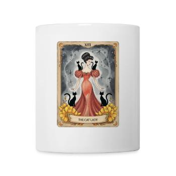 Tarotkarte - Tasse - Weiß - Vorne