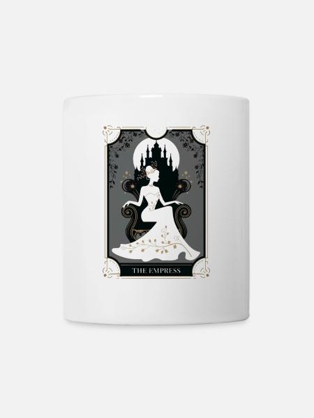 Tarotkarte - Tasse - Weiß