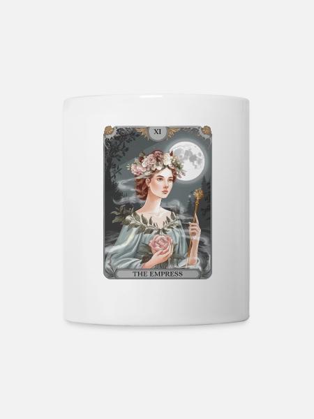 Tarotkarte - Tasse - Weiß