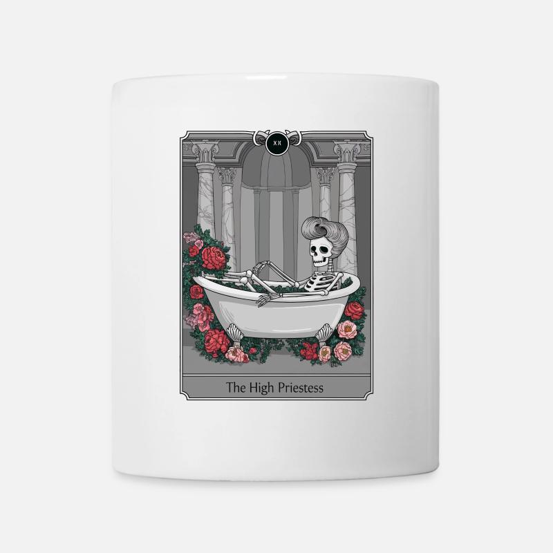 Tarotkarte - Tasse - Weiß