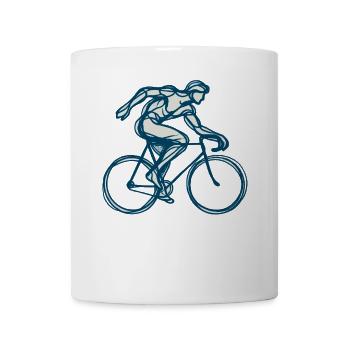 Cycling Bicycle Art for Enthusiasts - Mug - white - Front