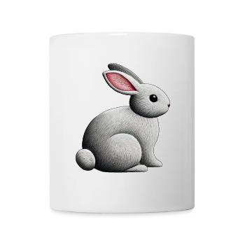 Cute bunny for happy moments - Mug - white - Front