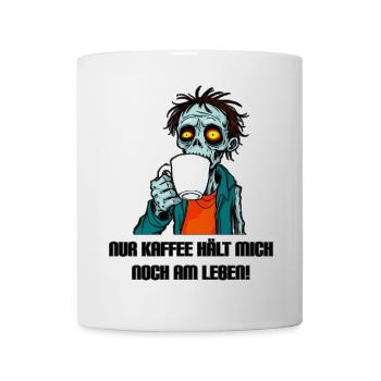 Kaffee-Zombie - Tasse - Weiß - Vorne