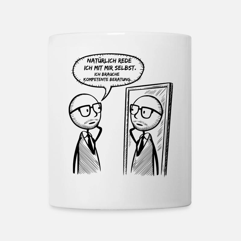 Selbstgespräche - Tasse - Weiß