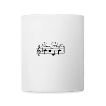 Johann Sebastian Bach Partition Notation - Mug blanc - blanc - Devant