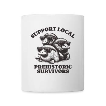 Soutenez les survivants préhistoriques locaux de l’ornithorynque - Mug blanc - blanc - Devant