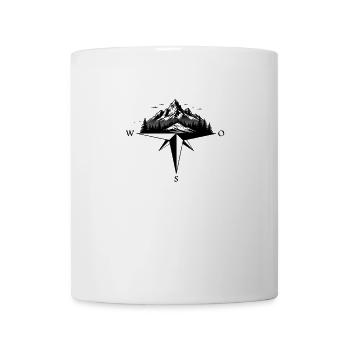 Mountain Compass Adventure - Mug blanc - blanc - Devant