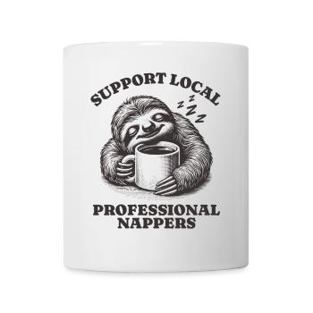 Support Local Professional Nappers Funny Sloth - Mug - white - Front