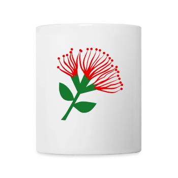 Pohutukawa Blume , Neuseeland - Tasse - Weiß - Vorne