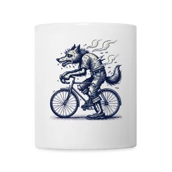 Vélo Wolf Cycling VTT Vélo de route - Mug blanc - blanc - Devant