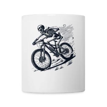VTT Vélo Skeleton Adventure Retro - Mug blanc - blanc - Devant