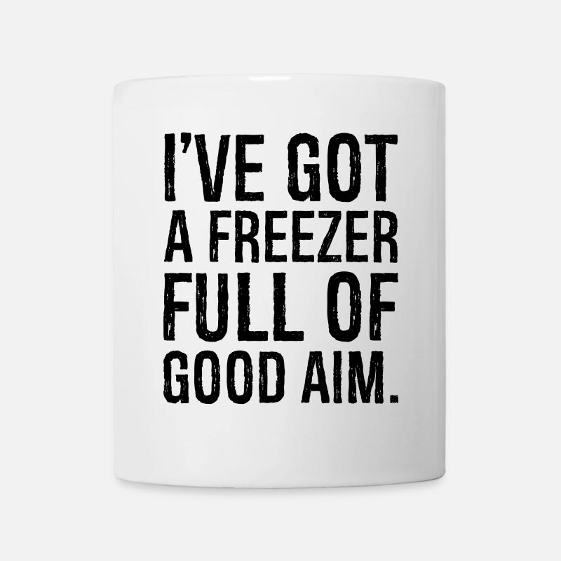 I've got a freezer full of good aim - Mug - white