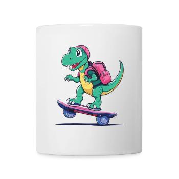 Dino Life is better if you hoverboard - Mug - white - Front