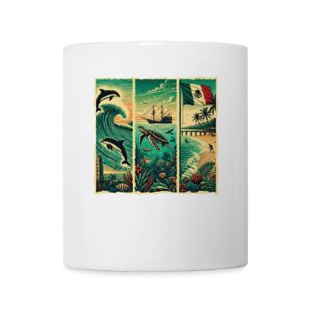 Mexiko Urlaub Souvenir Sommer Cancun - Tasse - Weiß - Vorne