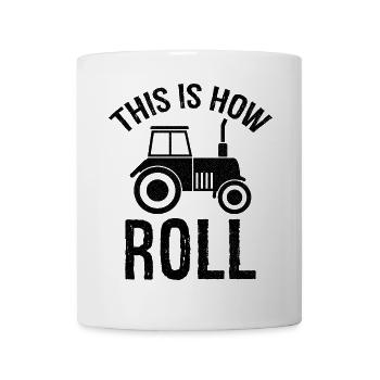 this is how roll - Mug - white - Front