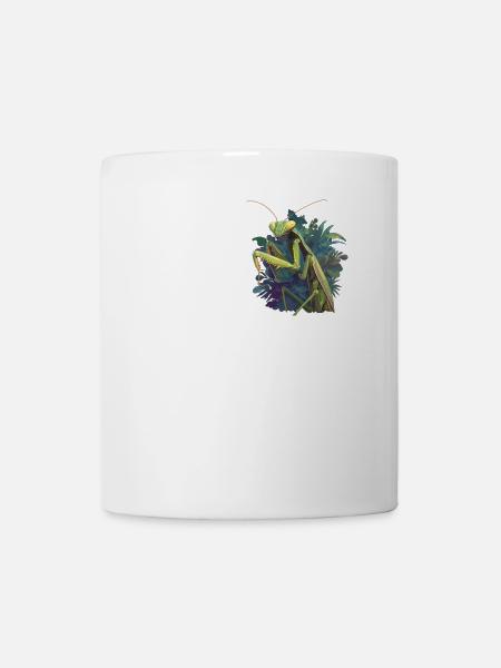 Gottesanbeterinnenen Gottesanbeterin - Tasse - Weiß