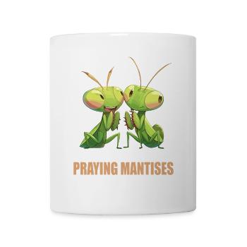 Gottesanbeterinnenen Gottesanbeterin - Tasse - Weiß - Vorne