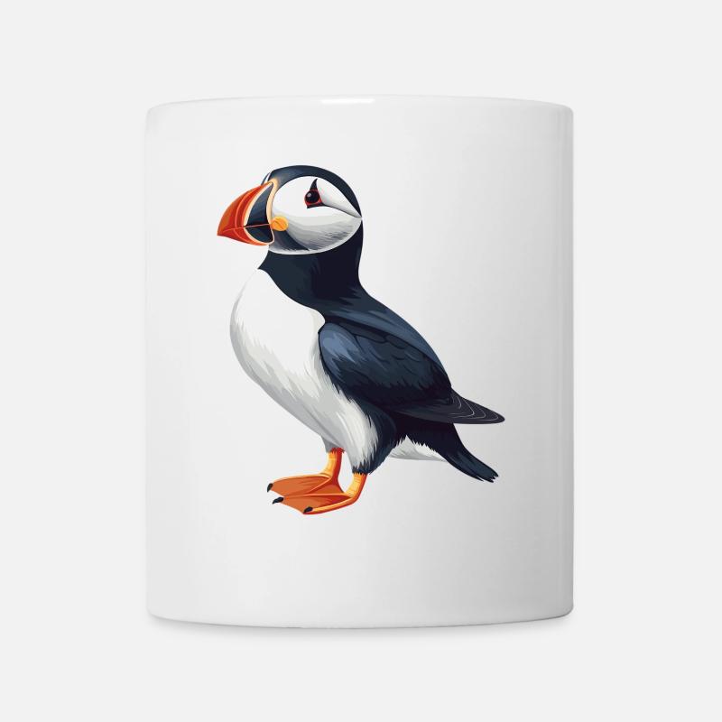 Papageientaucher - Tasse - Weiß