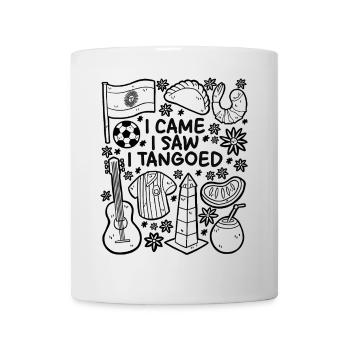Je suis venu, j’ai vu, j’ai dansé – l’Argentine - Mug blanc - blanc - Devant