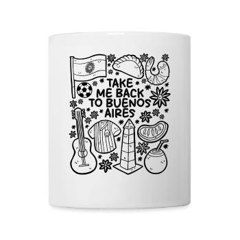 Ramenez-moi à Buenos Aires – Argentine - Mug blanc - blanc - Devant