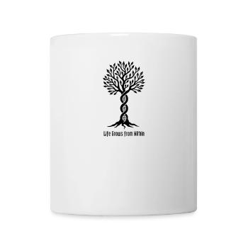 Leben wächst aus dem DNA-Baum - Tasse - Weiß - Vorne